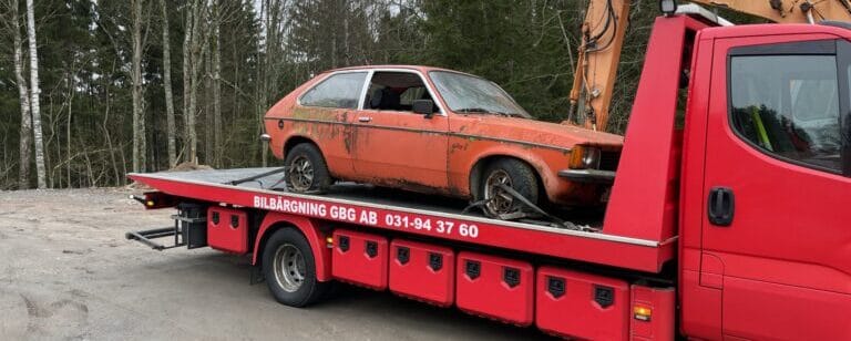 Behöver du skrota bilen på Orust Vi hjälper dig